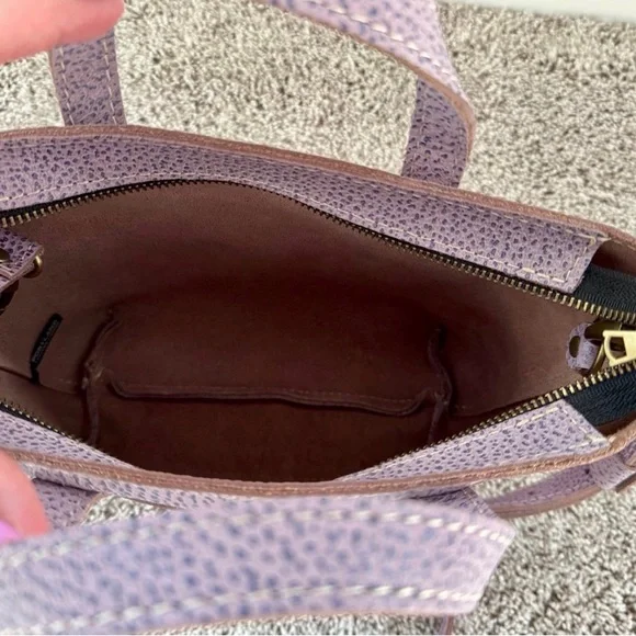 Portland Leather Goods Mini Crossbody Tote - Picture 5 of 9